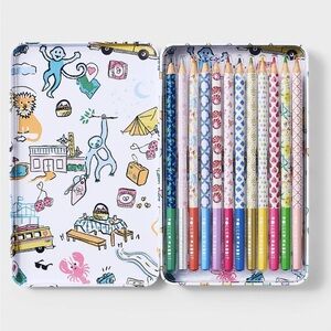 Roller rabbit x target colored pencils